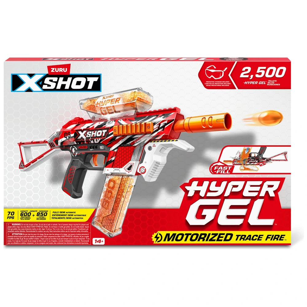 Xshot By Zuru Hyper Gel Trace Fire Blaster