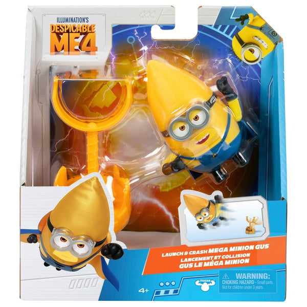 Despicable Me 4 Launch & Crash Mega Minion Gus Action Figure