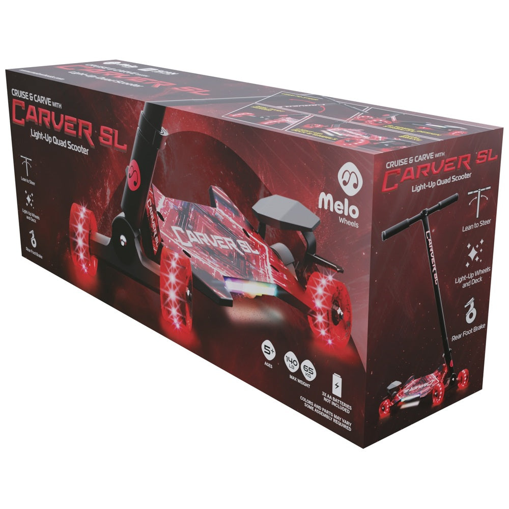 Melo Carver Sl Light-Up Quad Scooter