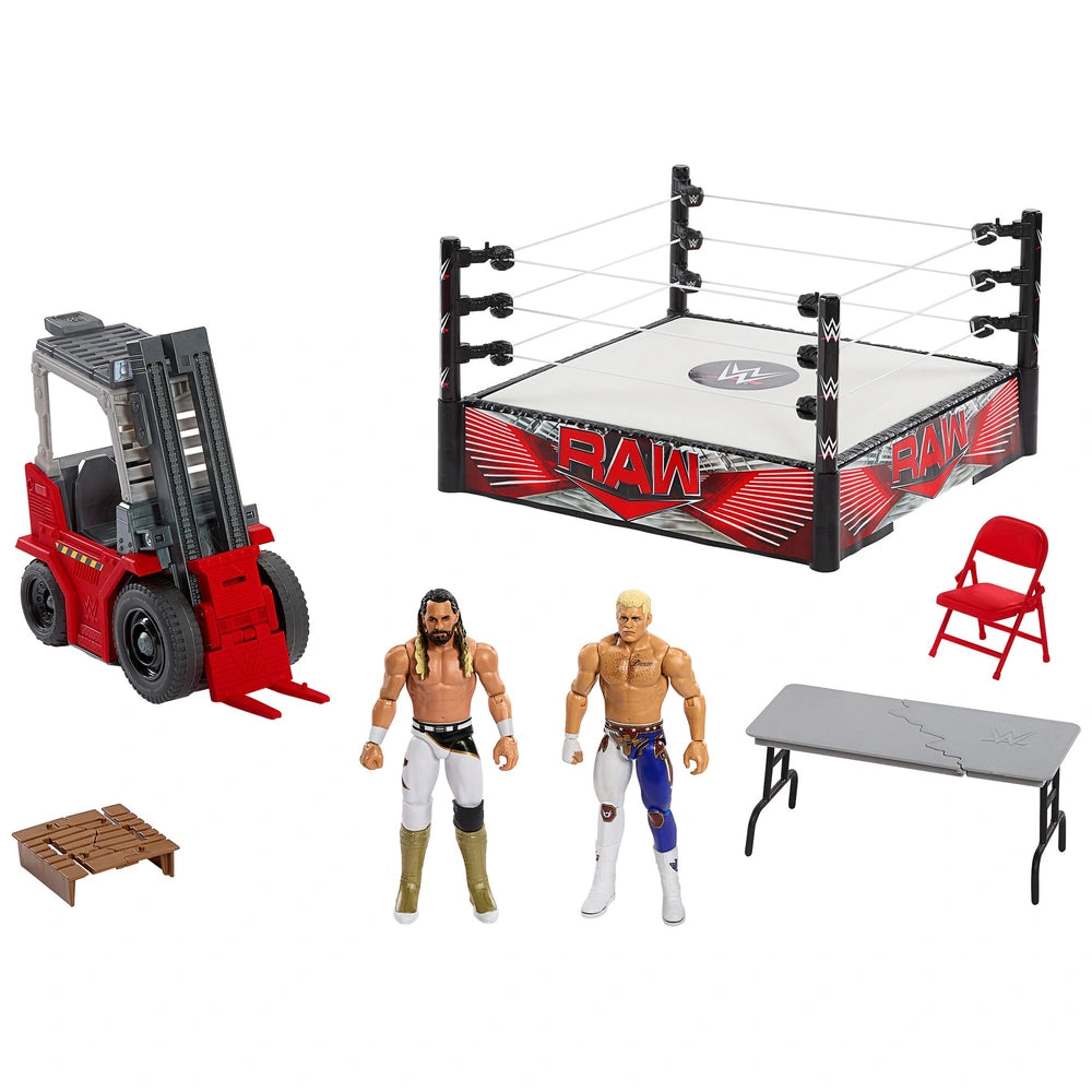 Wwe Wrekkin' Raw Brawl Playset