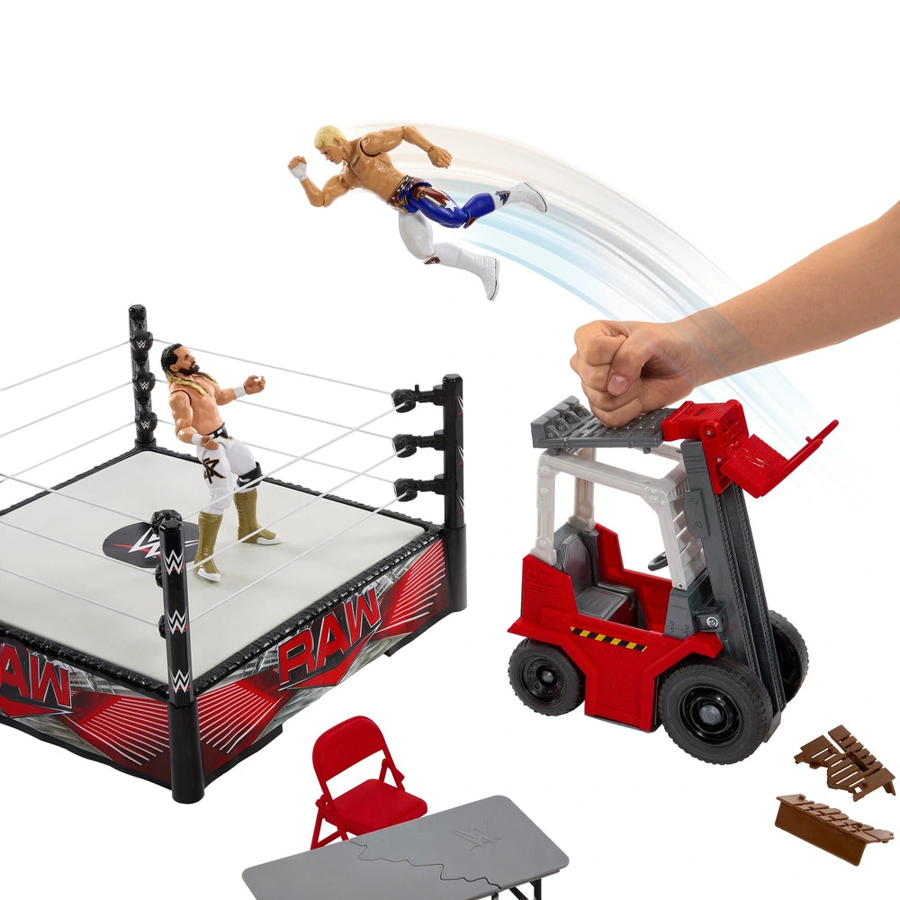Wwe Wrekkin' Raw Brawl Playset