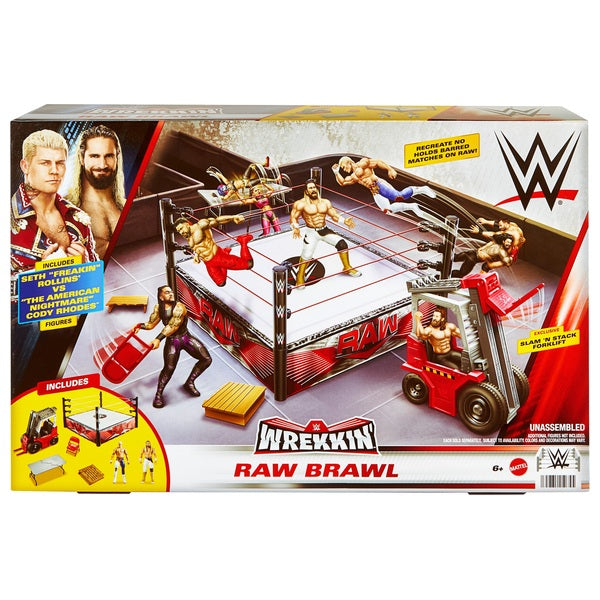 Wwe Wrekkin' Raw Brawl Playset