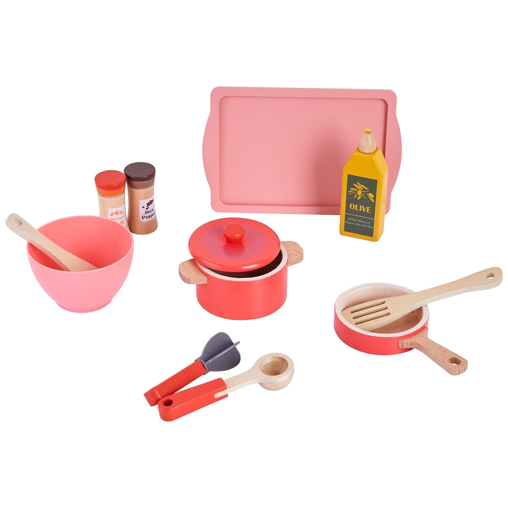Wooden Cookware Playset