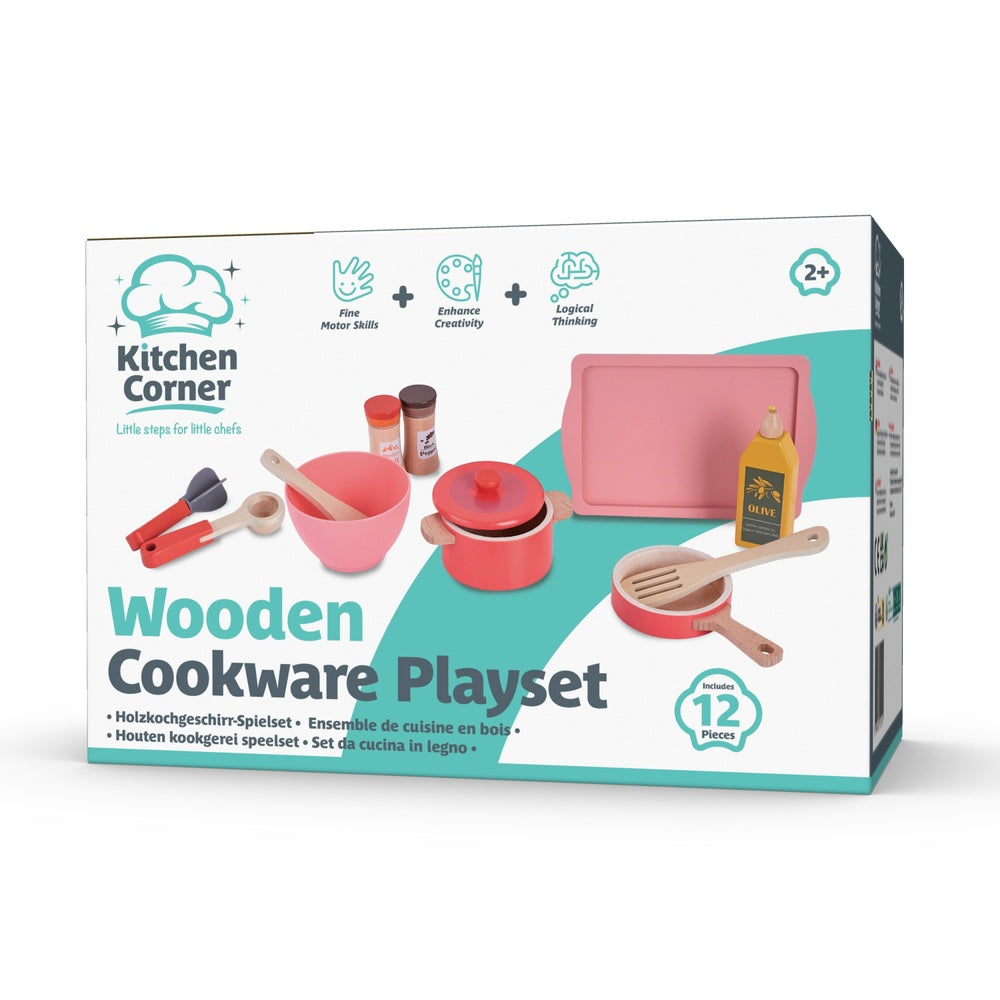 Wooden Cookware Playset