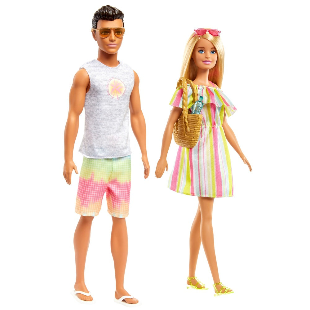 Barbie Beach Dolls, Vehicle And Accessories Playset