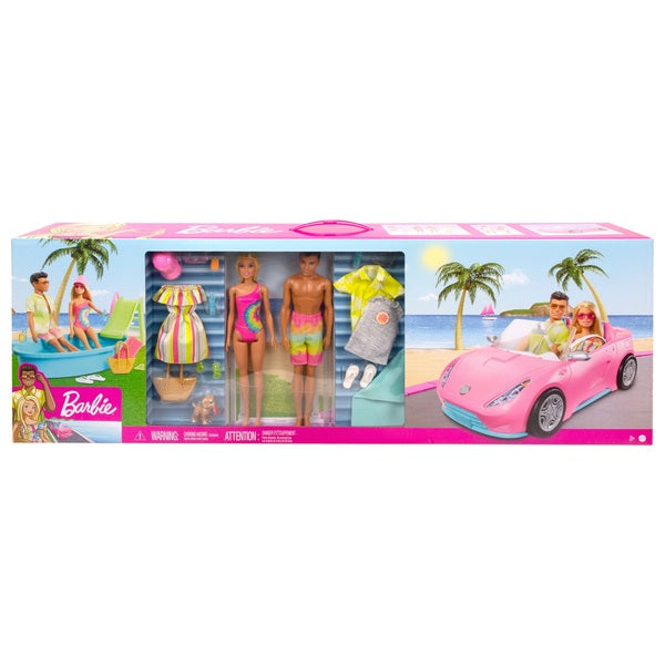 Barbie Beach Dolls, Vehicle And Accessories Playset