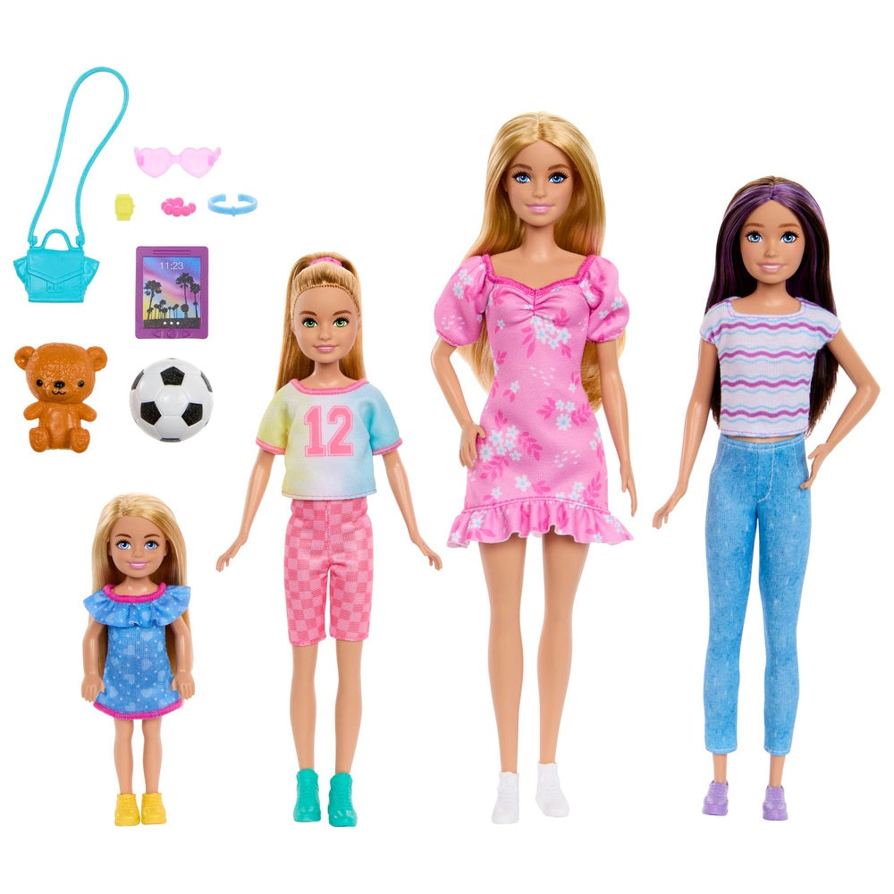 Barbie Sisters Dolls And Accessories Giftset