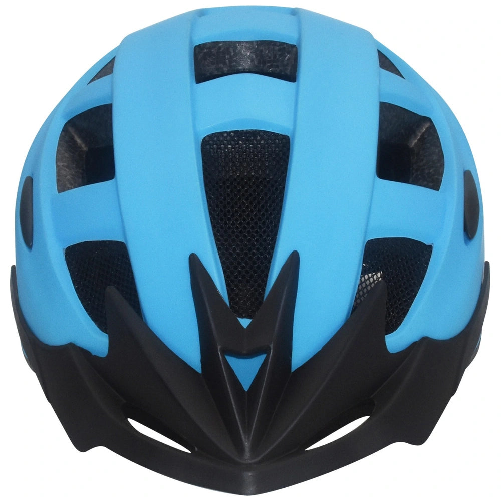 Verve Bike Helmet With Rear Led Light Blue Size 54 - 58Cm