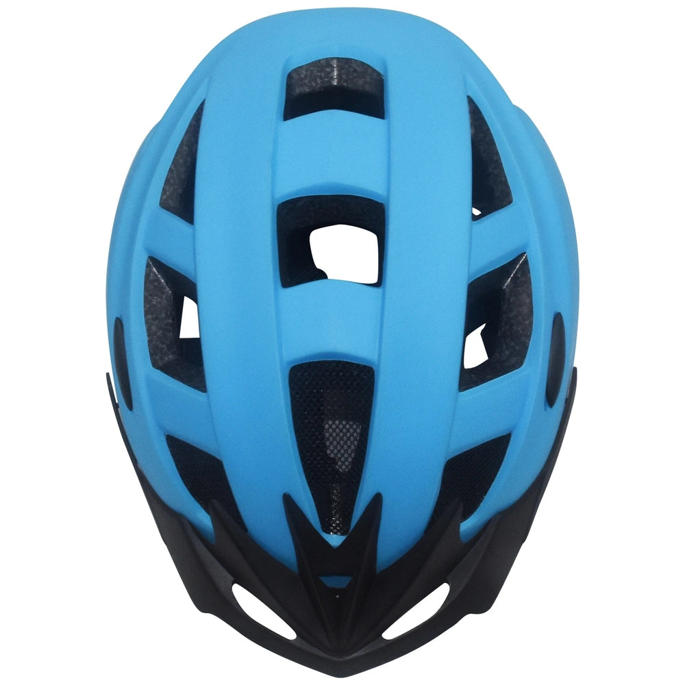 Verve Bike Helmet With Rear Led Light Blue Size 54 - 58Cm