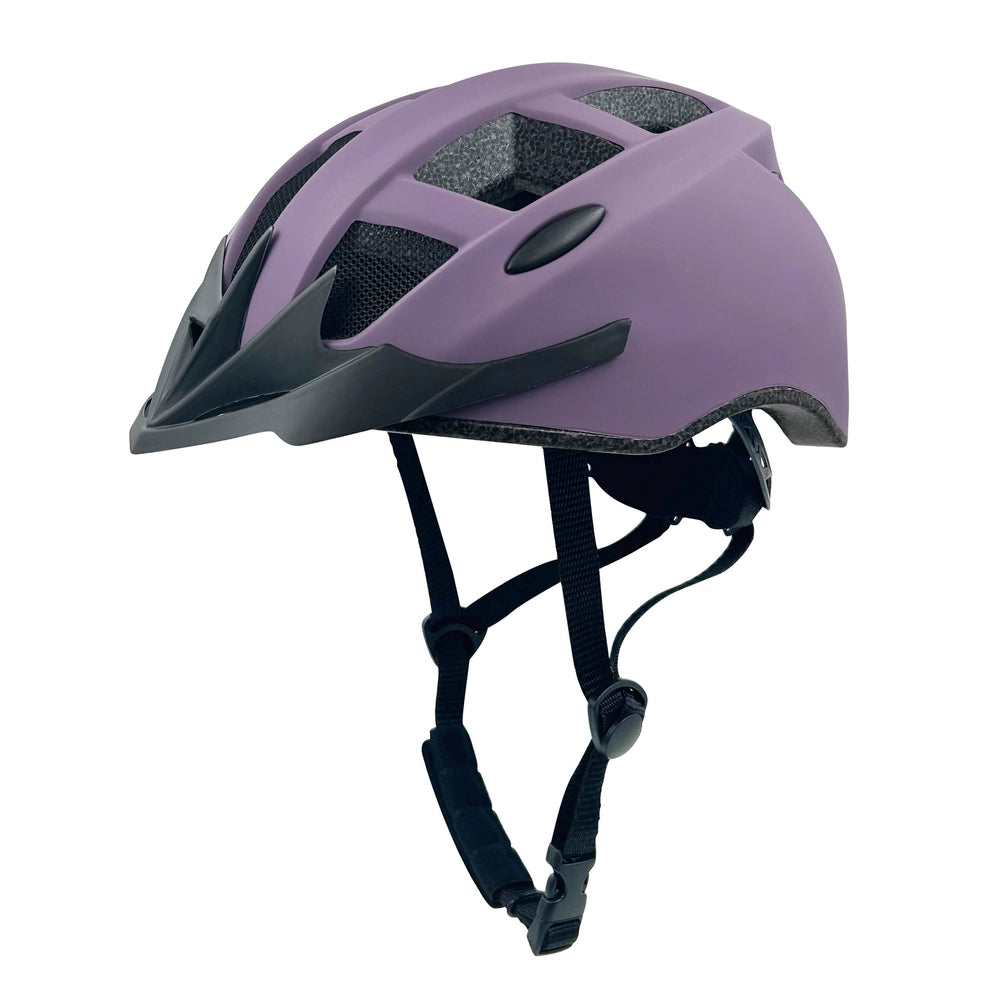 Verve Bike Helmet With Rear Led Light Purple Size 54 - 58Cm
