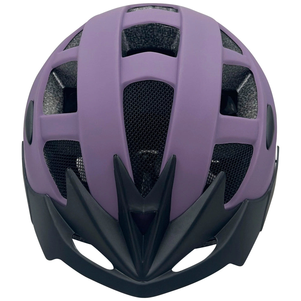Verve Bike Helmet With Rear Led Light Purple Size 54 - 58Cm