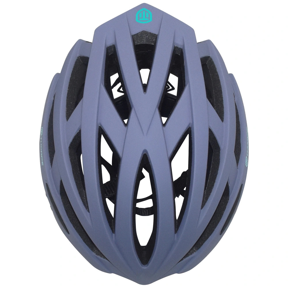 Thorpe Bike Helmet With Rear Led Light Storm Grey Size 55 - 58Cm