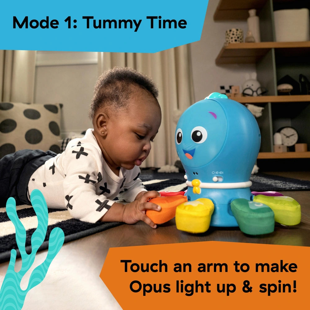 Baby Einstein Ocean Explorers Go Opus Go 4-In-1 Crawl & Chase Toy
