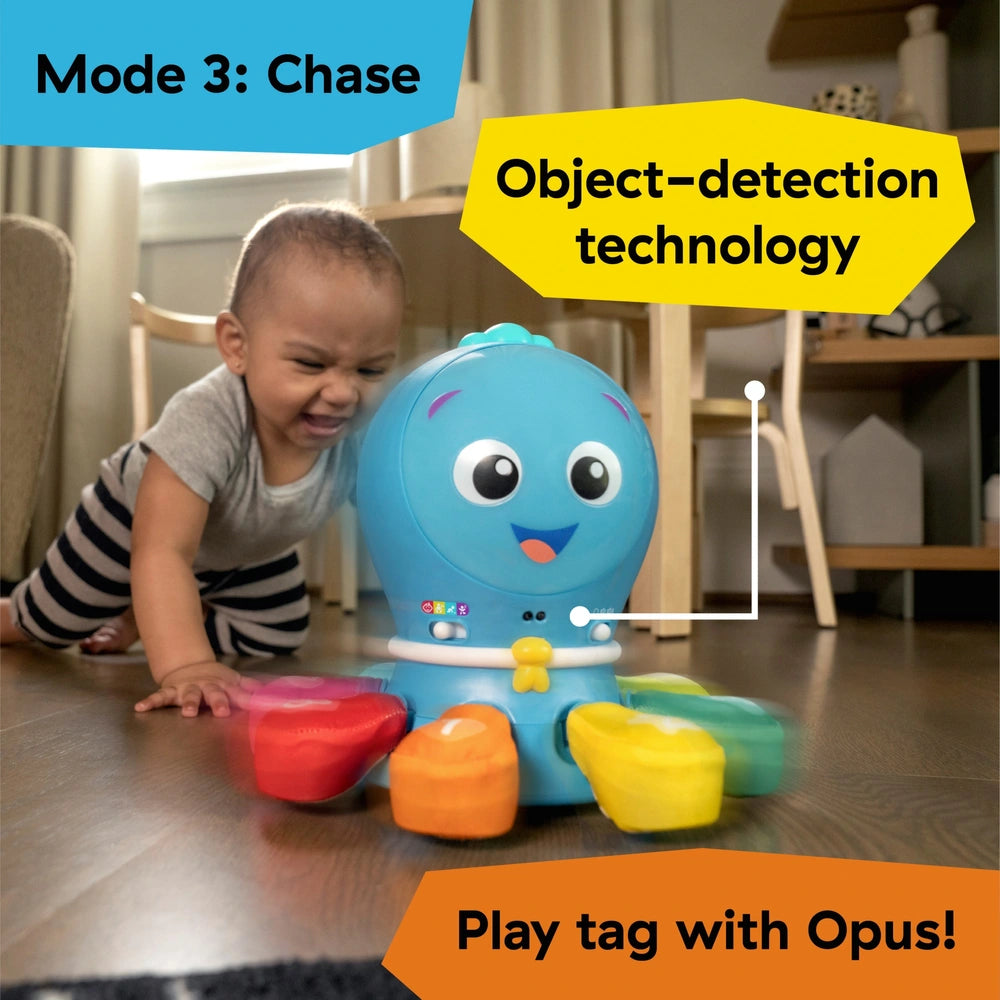 Baby Einstein Ocean Explorers Go Opus Go 4-In-1 Crawl & Chase Toy