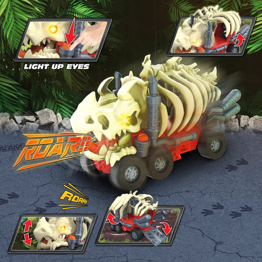 Super Wheelz Light & Sound Triceratops Rib Cage Ripper