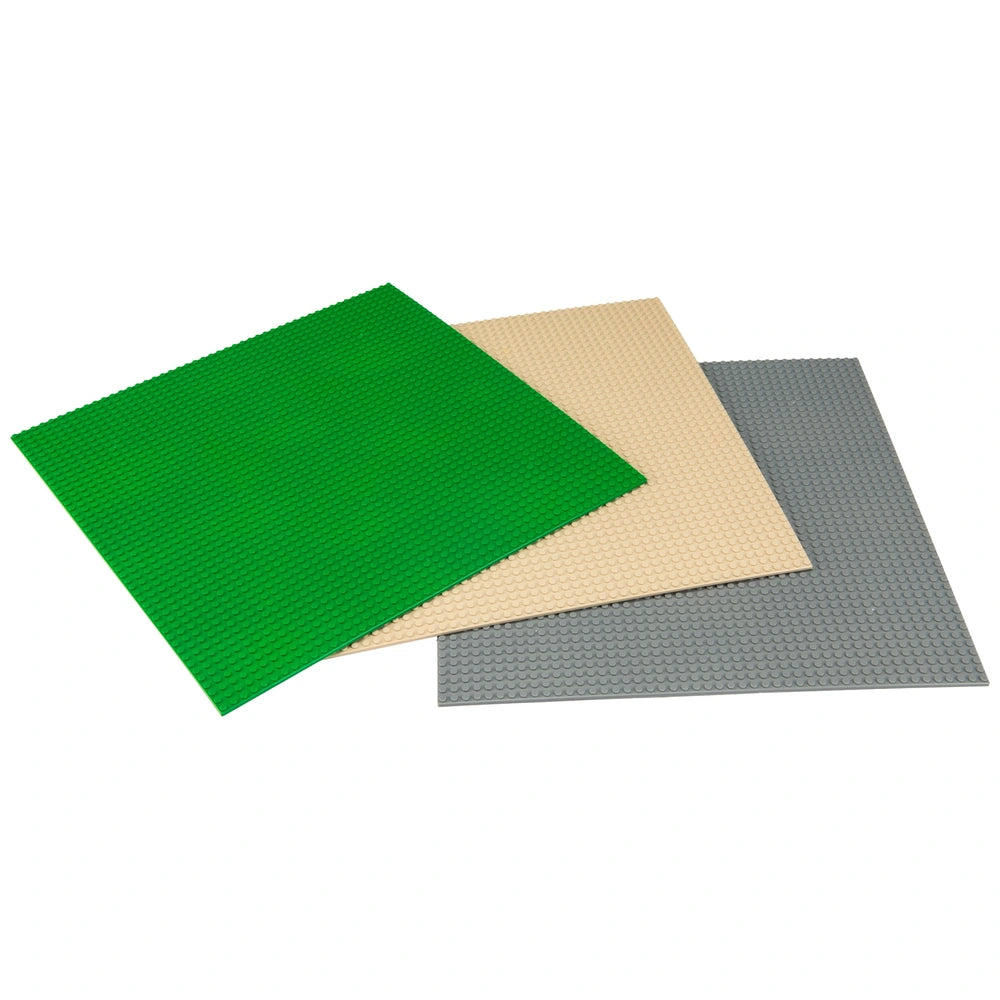 Build-It 3-Pack Large 48 X 48 Base Plates For Building Bricks