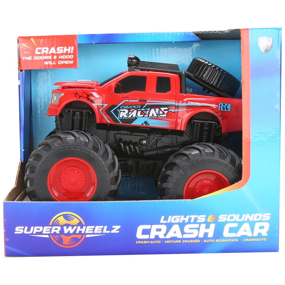 Super Wheelz Lights And Sounds Crash Car