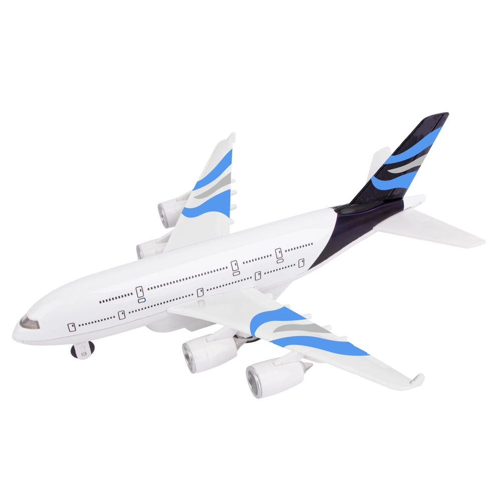 Diecast Lights And Sounds Pull-Back Airplane Assortment