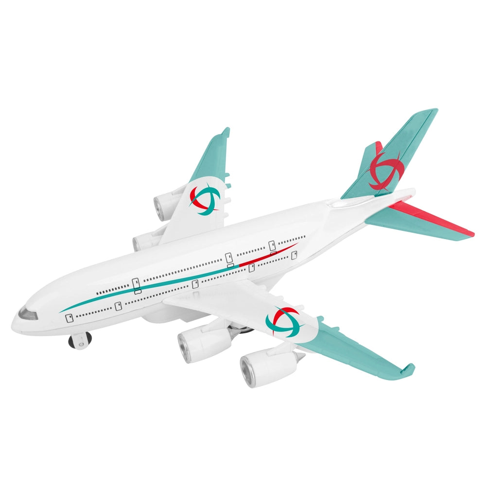Diecast Lights And Sounds Pull-Back Airplane Assortment