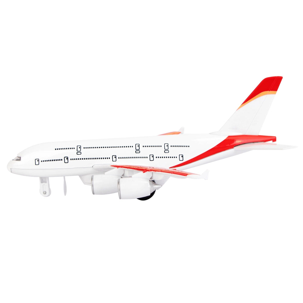 Diecast Lights And Sounds Pull-Back Airplane Assortment