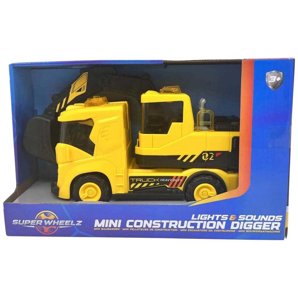 Super Wheelz Lights & Sounds Mini Construction Digger