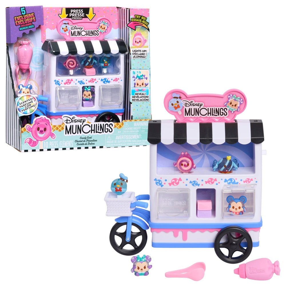 Disney Munchlings Candy Cart Playset