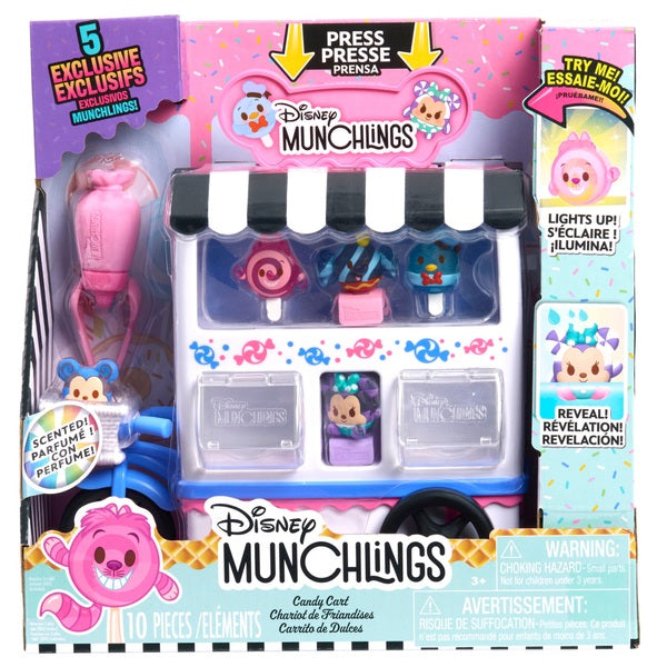 Disney Munchlings Candy Cart Playset