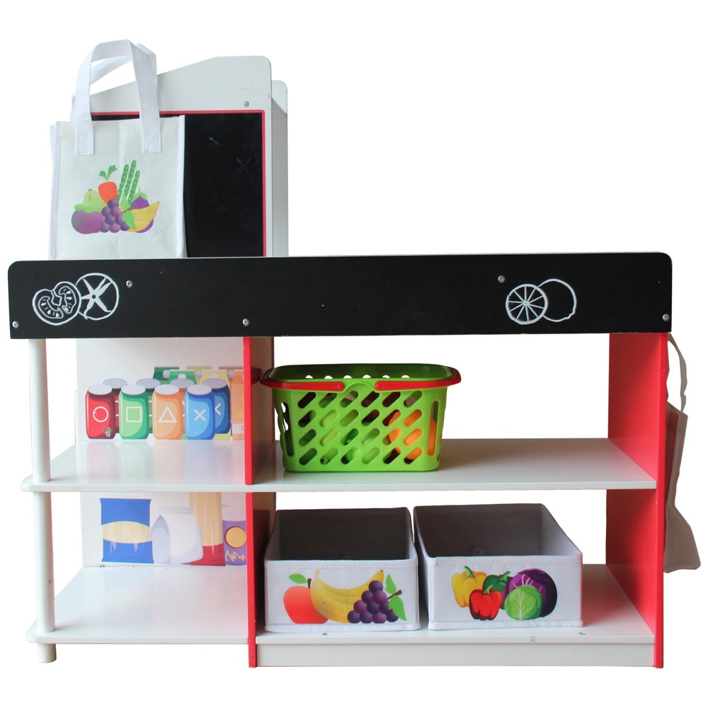 Kitchen Corner Wooden Grocery Store
