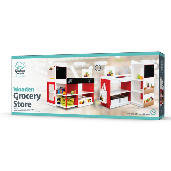 Kitchen Corner Wooden Grocery Store