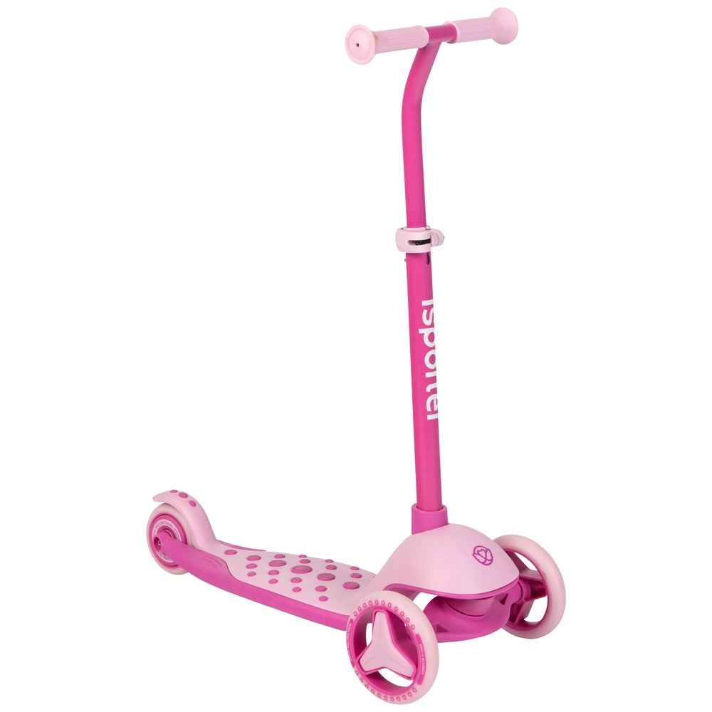 Isporter Mini Scooter With Rgb Lights Pink