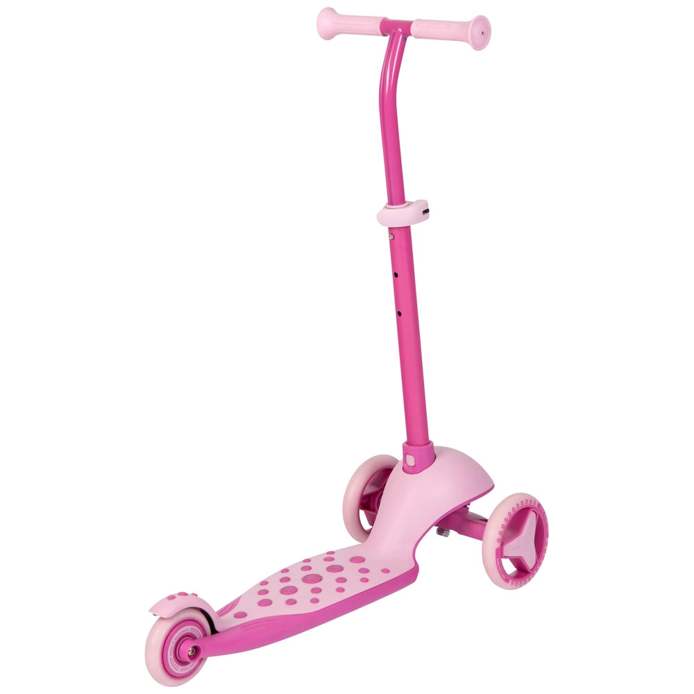 Isporter Mini Scooter With Rgb Lights Pink