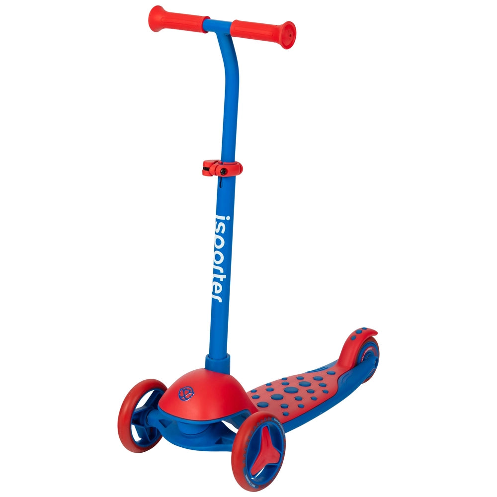 Isporter Mini Scooter With Rgb Lights Blue