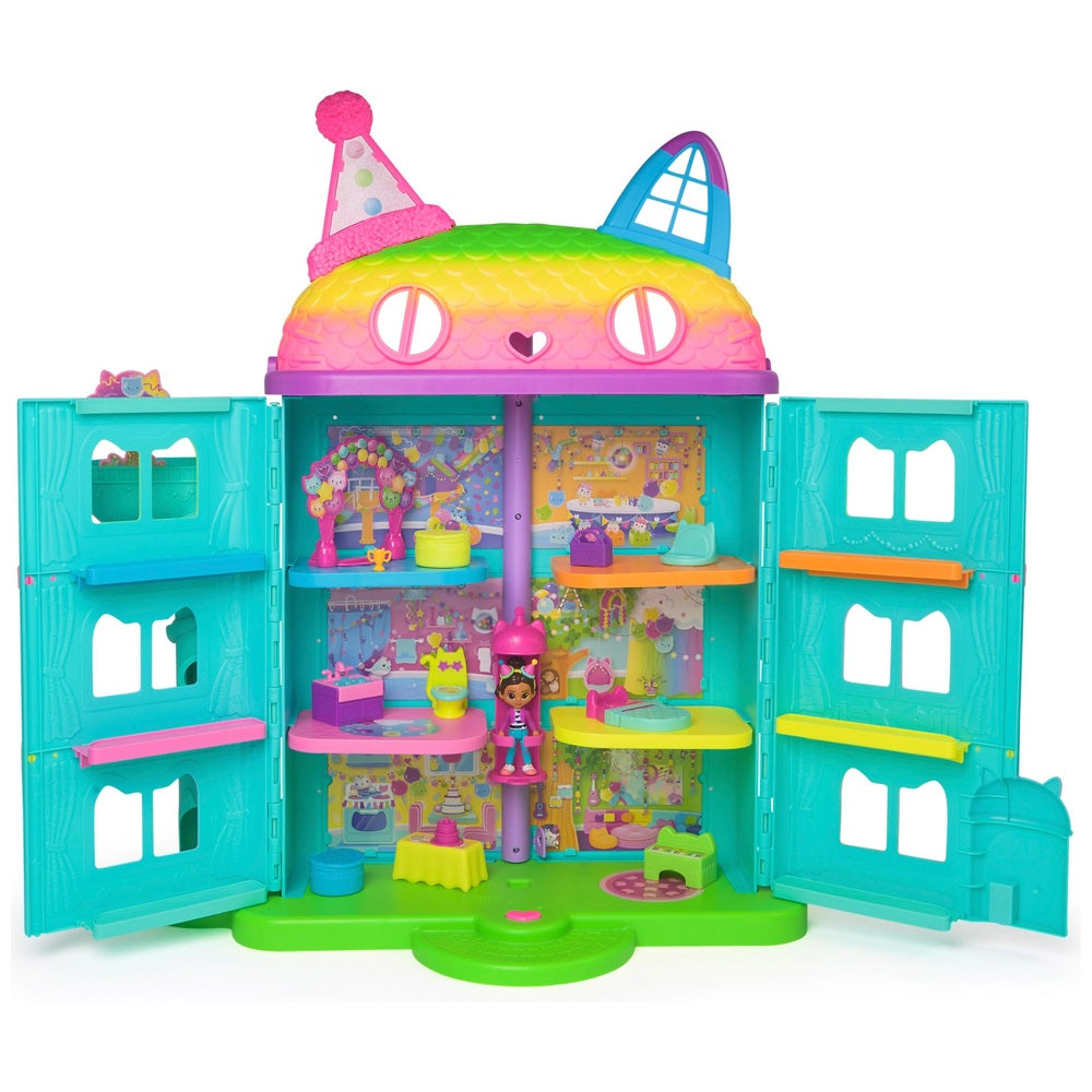 Gabby's Dollhouse Rainbow-Themed Celebration Doll House