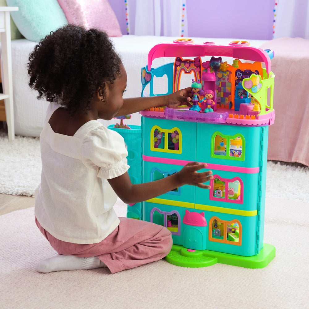 Gabby's Dollhouse Rainbow-Themed Celebration Doll House