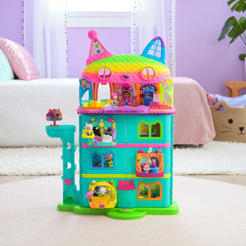 Gabby's Dollhouse Rainbow-Themed Celebration Doll House