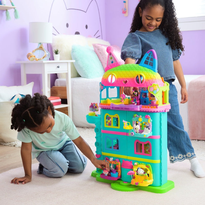 Gabby's Dollhouse Rainbow-Themed Celebration Doll House