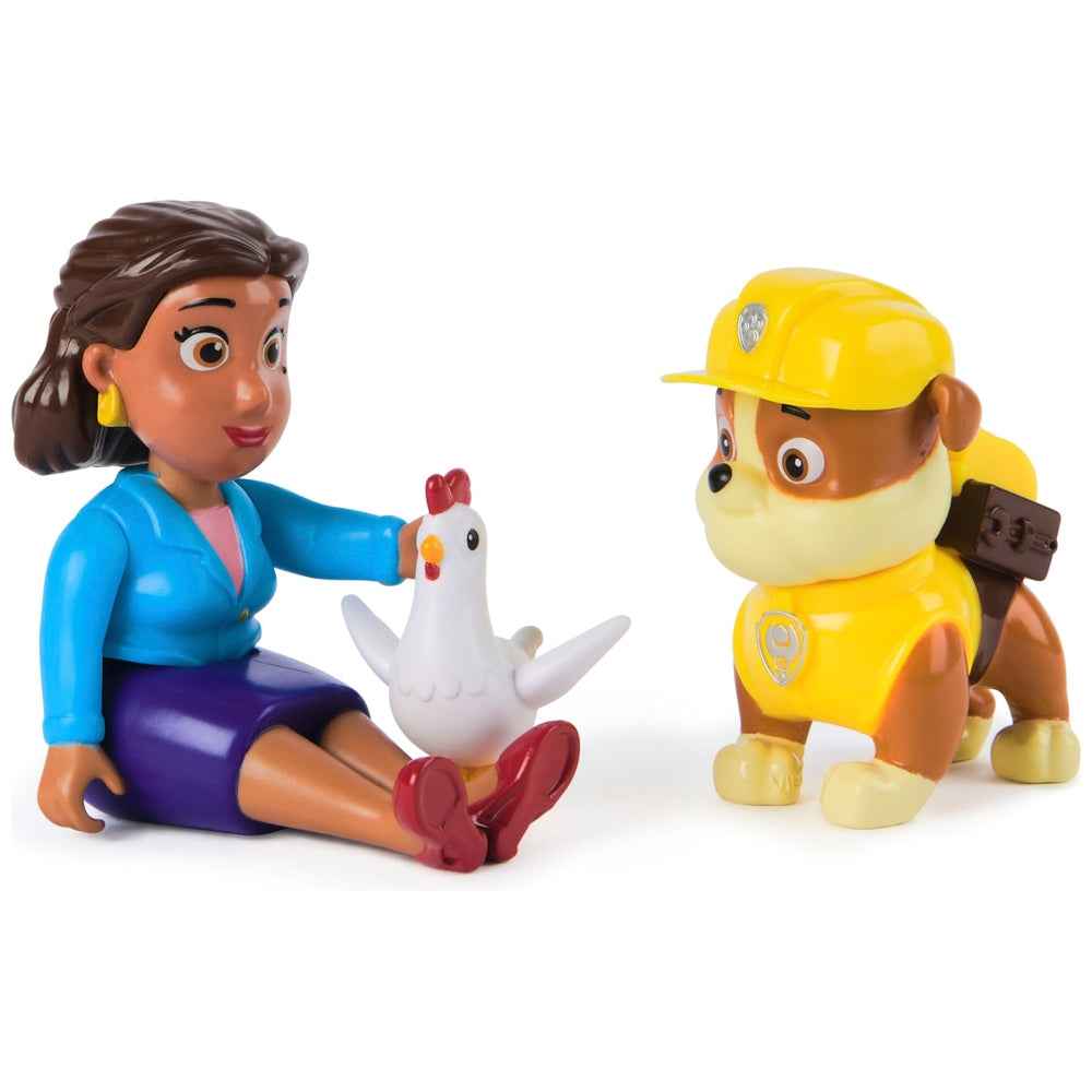 Paw Patrol Rubble, Mayor Goodway And Chickaletta Figure 3 Pack
