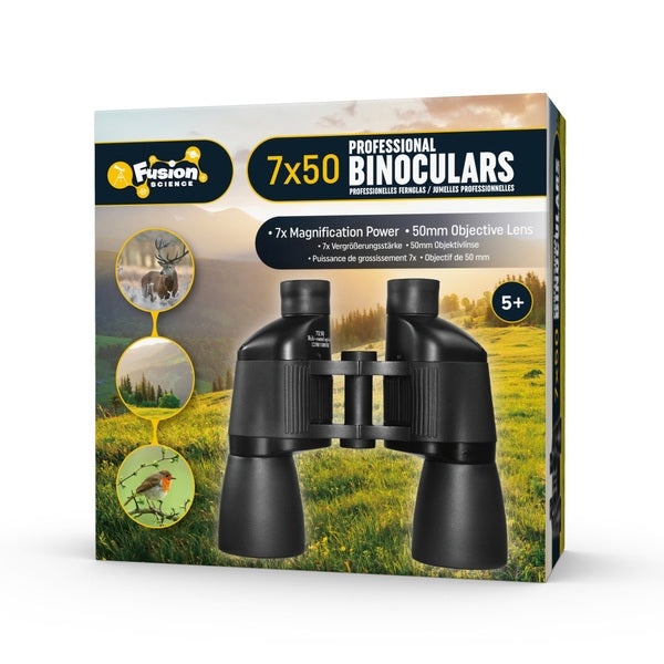 Fusion Science Binoculars 7 X 50 Black