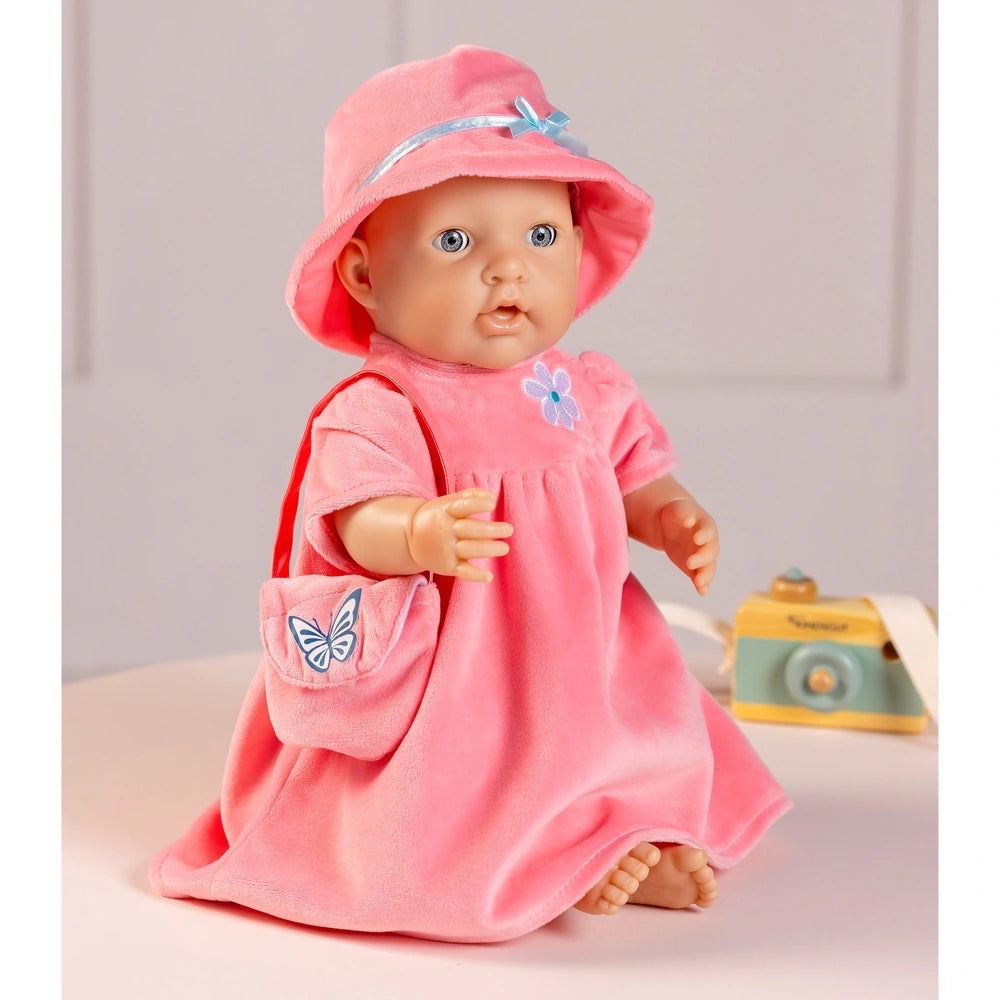 Ivy & Lily Baby Doll Dress With Accessories 2 Pack 43Cm