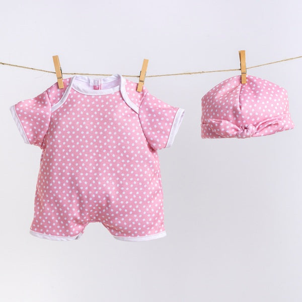 Ivy & Lily Spring-Themed 2-Pack Romper Set With Hats