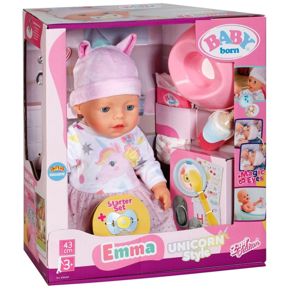 Baby Born 43Cm Magic Unicorn Emma Doll