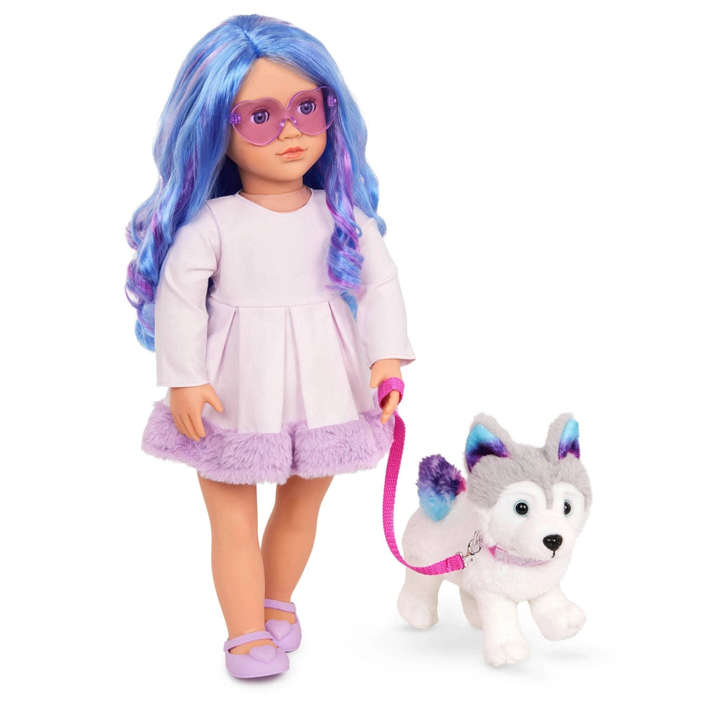 Our Generation Pets Plush Siberian Husky Pup 15Cm