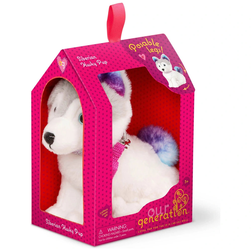 Our Generation Pets Plush Siberian Husky Pup 15Cm