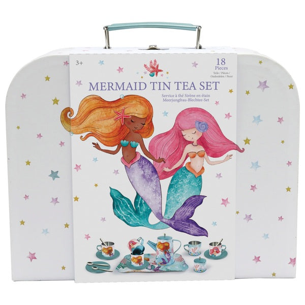 Mermaid Tin Tea Set