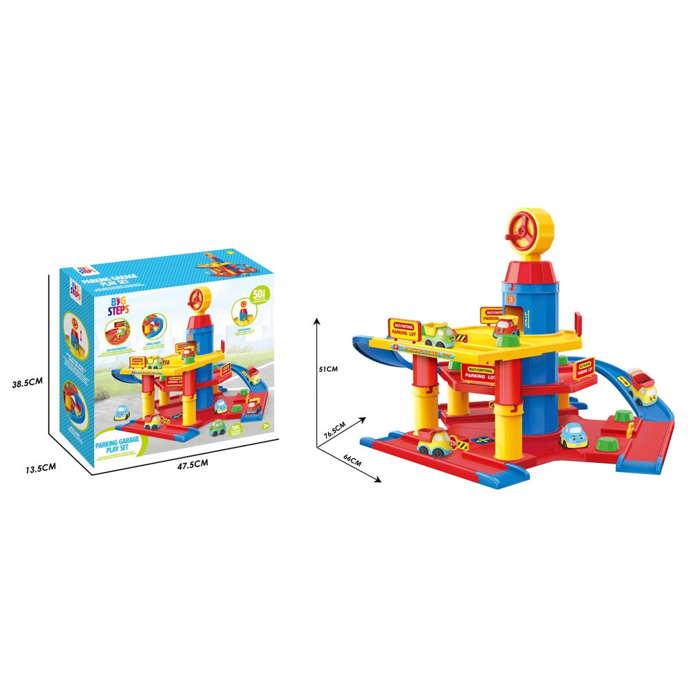 Big Steps Parking Garage Play Set