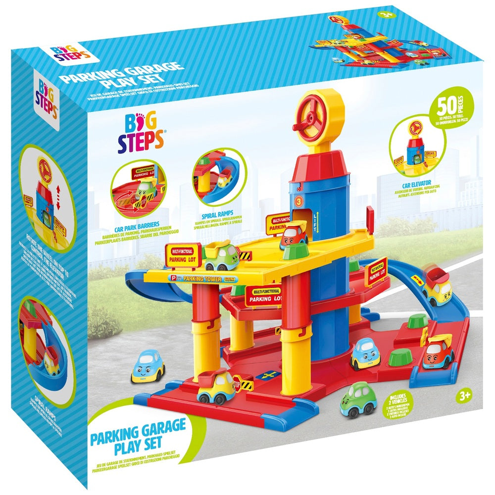 Big Steps Parking Garage Play Set