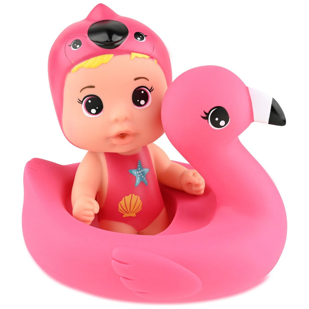 Bath Time Splash Baby Flamingo
