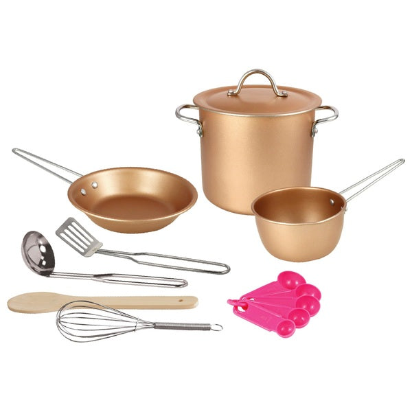 Kitchen Corner Rose Gold Cookware Playset