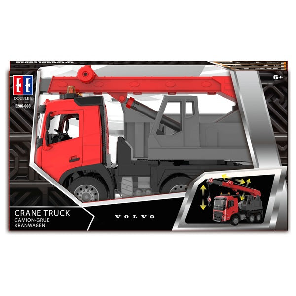 1:20 Volvo Lights And Sounds Manual Crane Truck