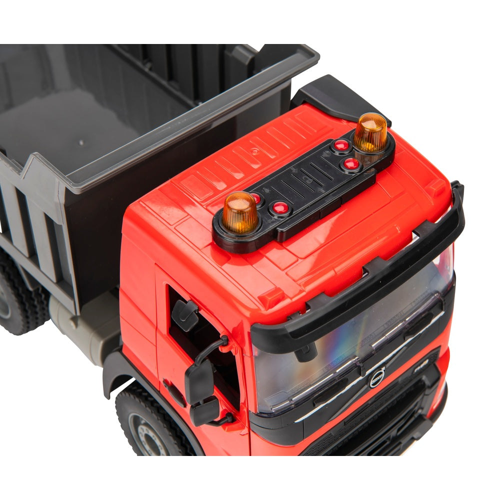 1:20 Volvo Lights And Sounds Manual Dump Truck
